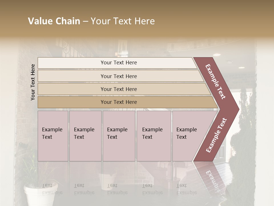 Conference Table Happy PowerPoint Template