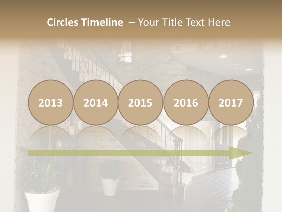 Conference Table Happy PowerPoint Template