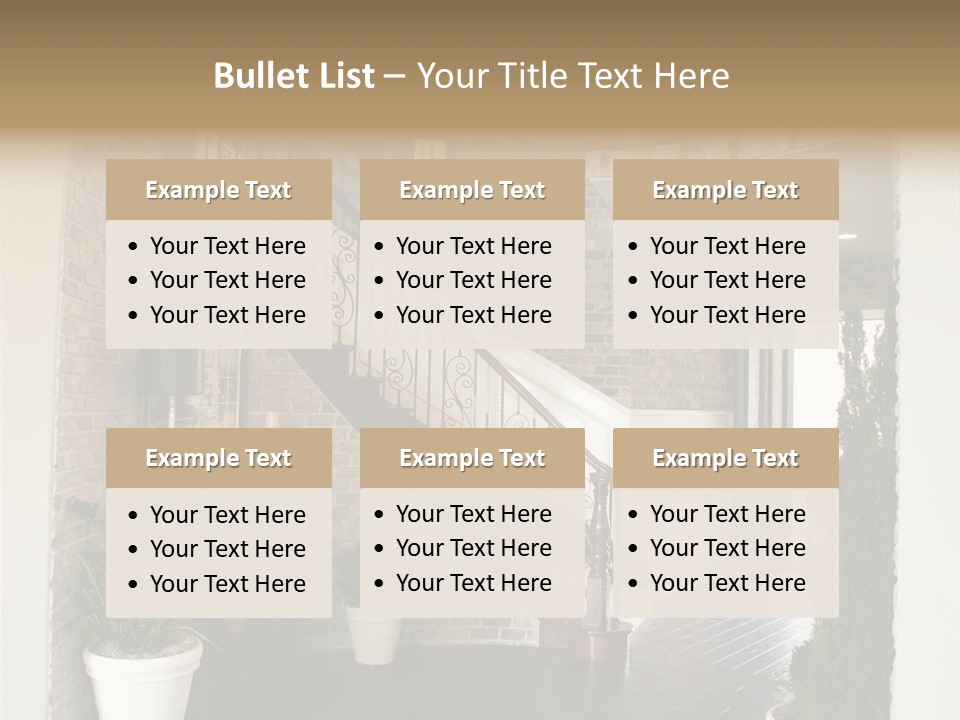 Conference Table Happy PowerPoint Template