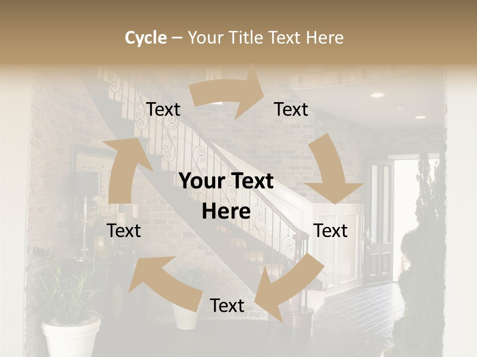 Conference Table Happy PowerPoint Template
