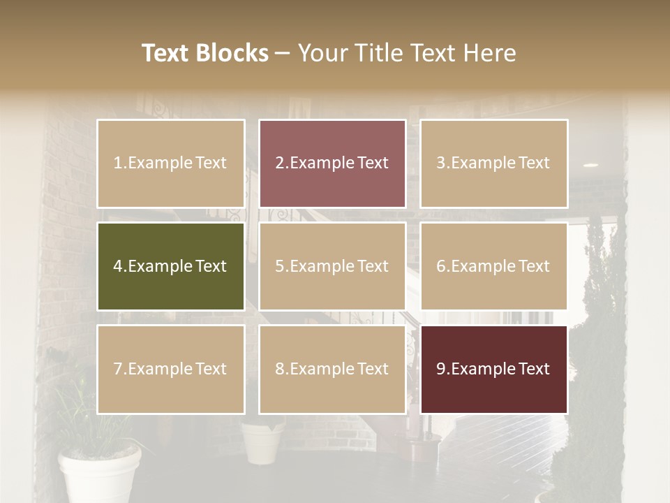 Conference Table Happy PowerPoint Template