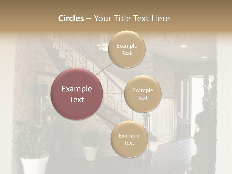 Conference Table Happy PowerPoint Template