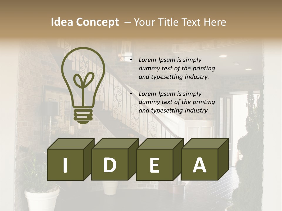 Conference Table Happy PowerPoint Template