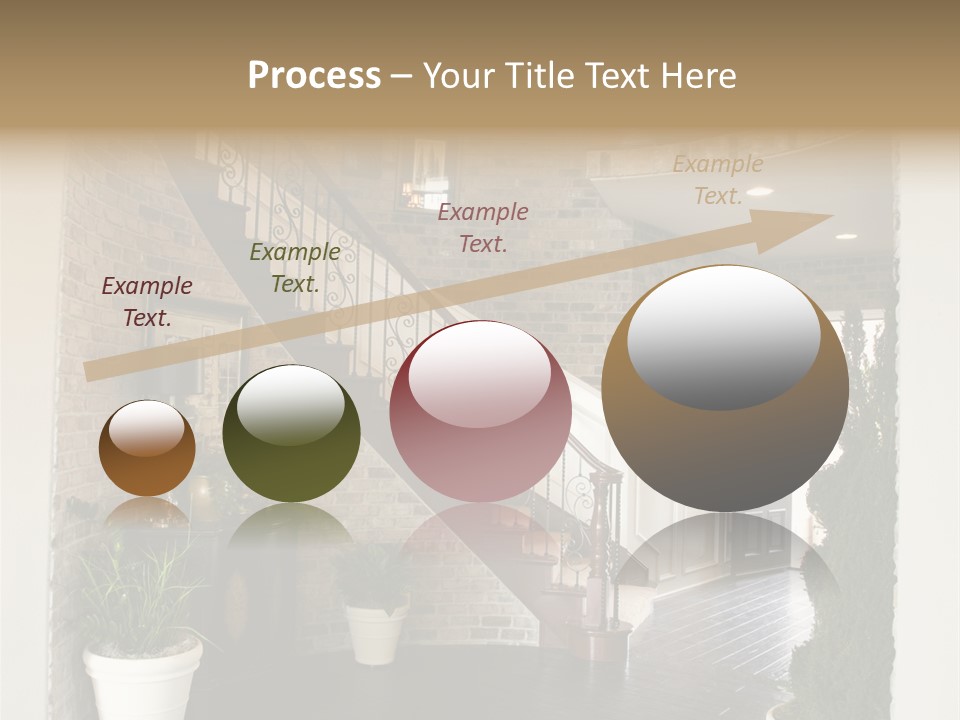 Conference Table Happy PowerPoint Template