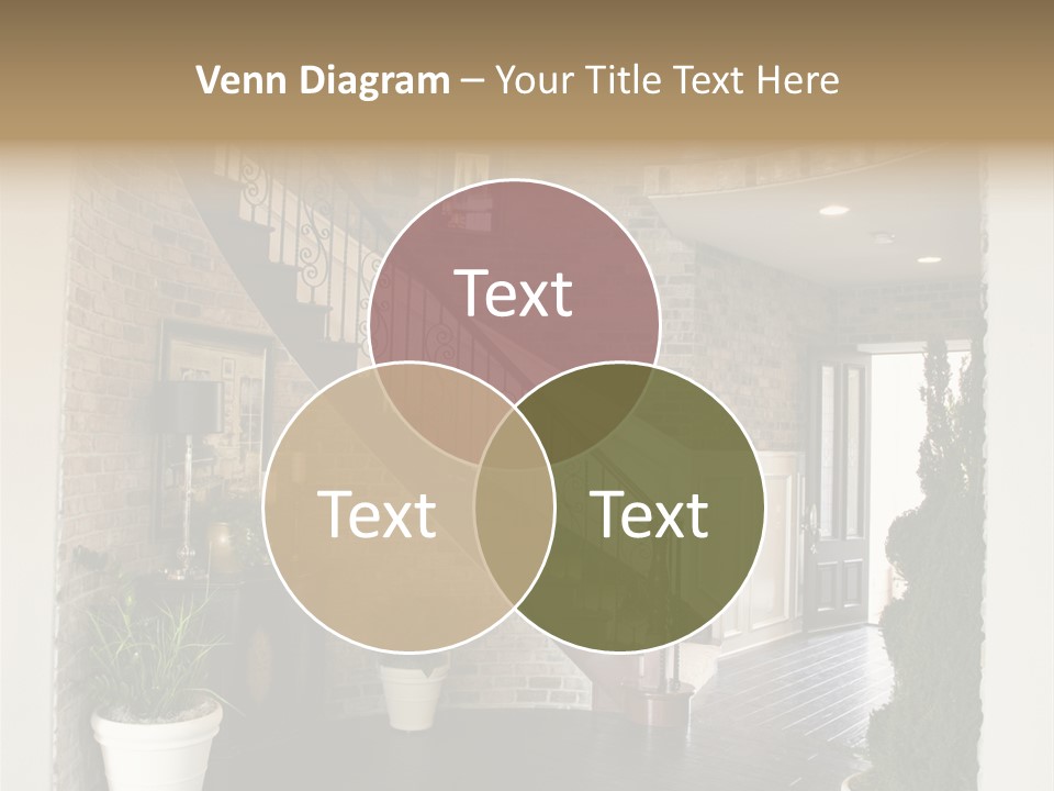 Conference Table Happy PowerPoint Template