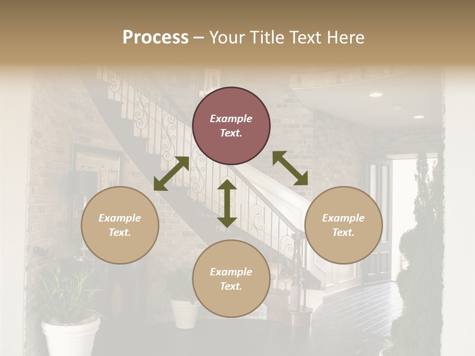 Conference Table Happy PowerPoint Template
