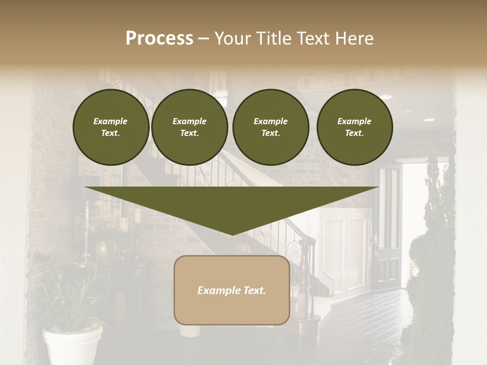 Conference Table Happy PowerPoint Template