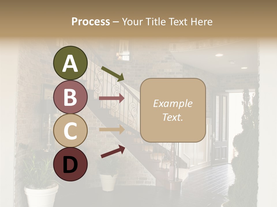 Conference Table Happy PowerPoint Template