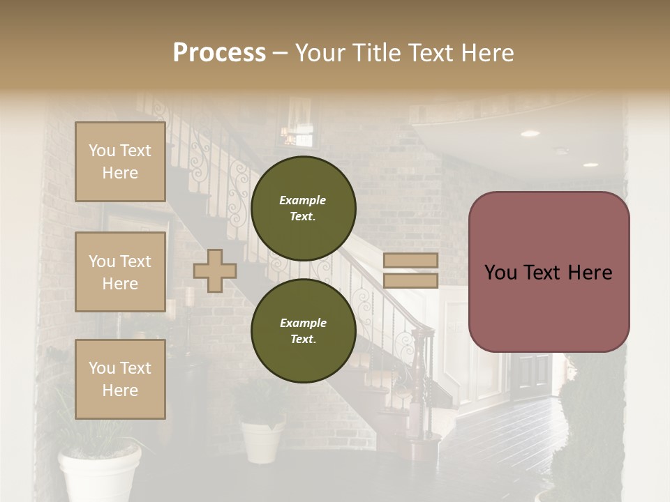 Conference Table Happy PowerPoint Template
