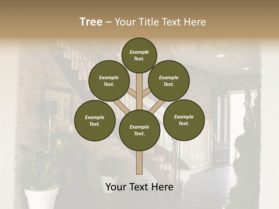 Conference Table Happy PowerPoint Template