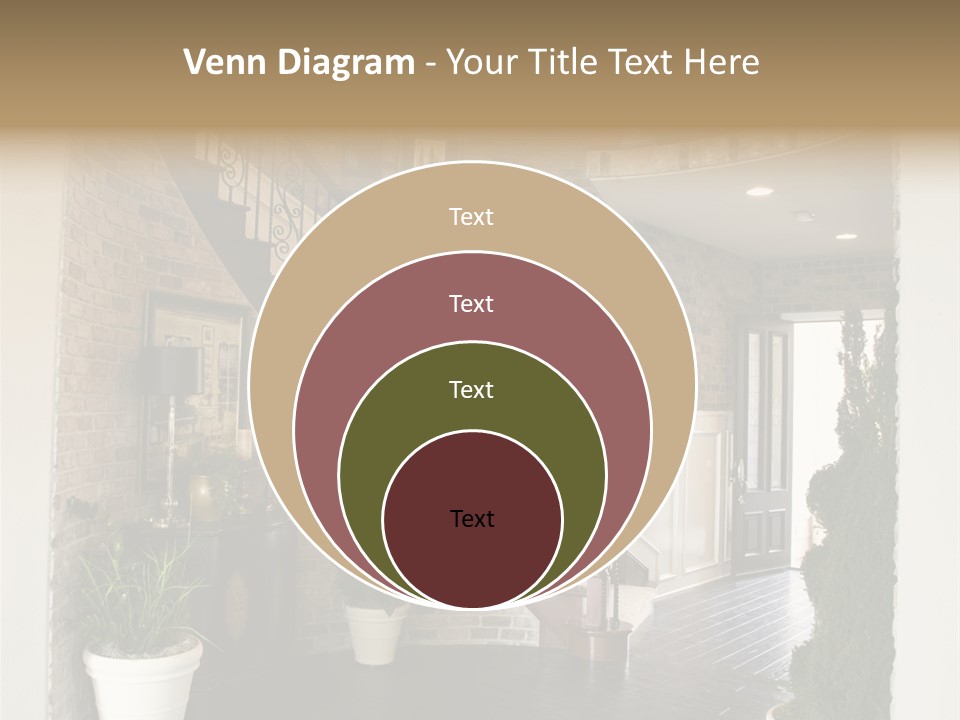 Conference Table Happy PowerPoint Template