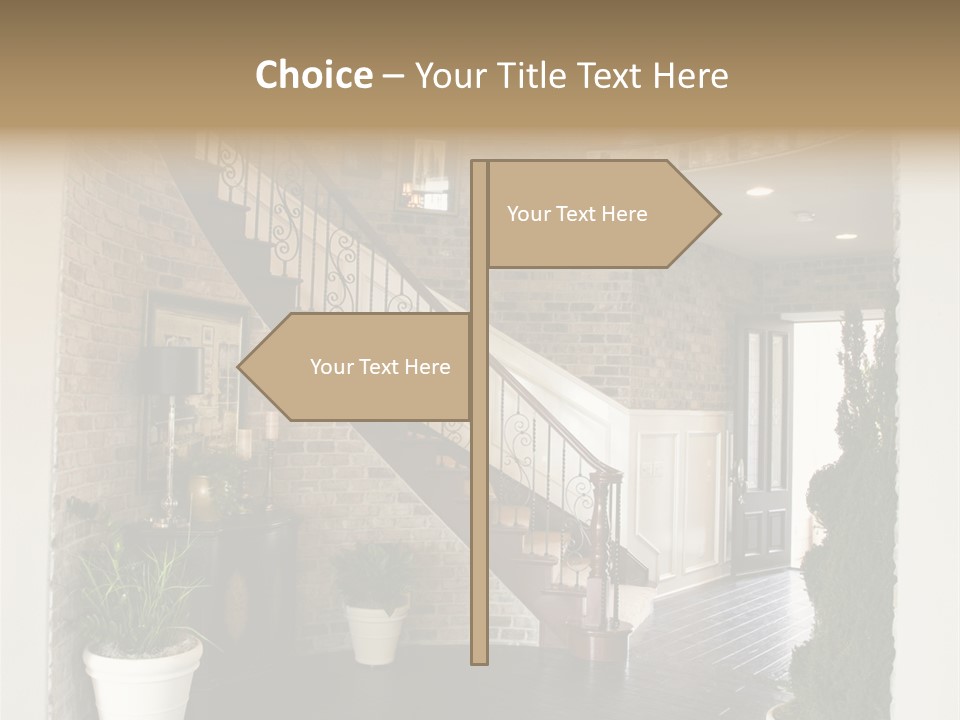 Conference Table Happy PowerPoint Template