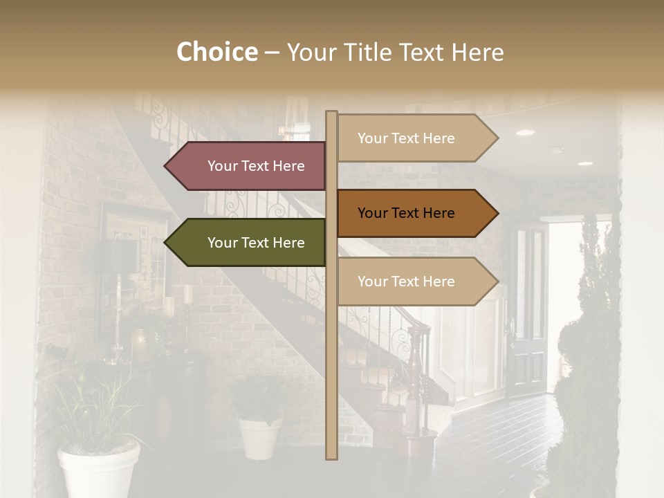 Conference Table Happy PowerPoint Template