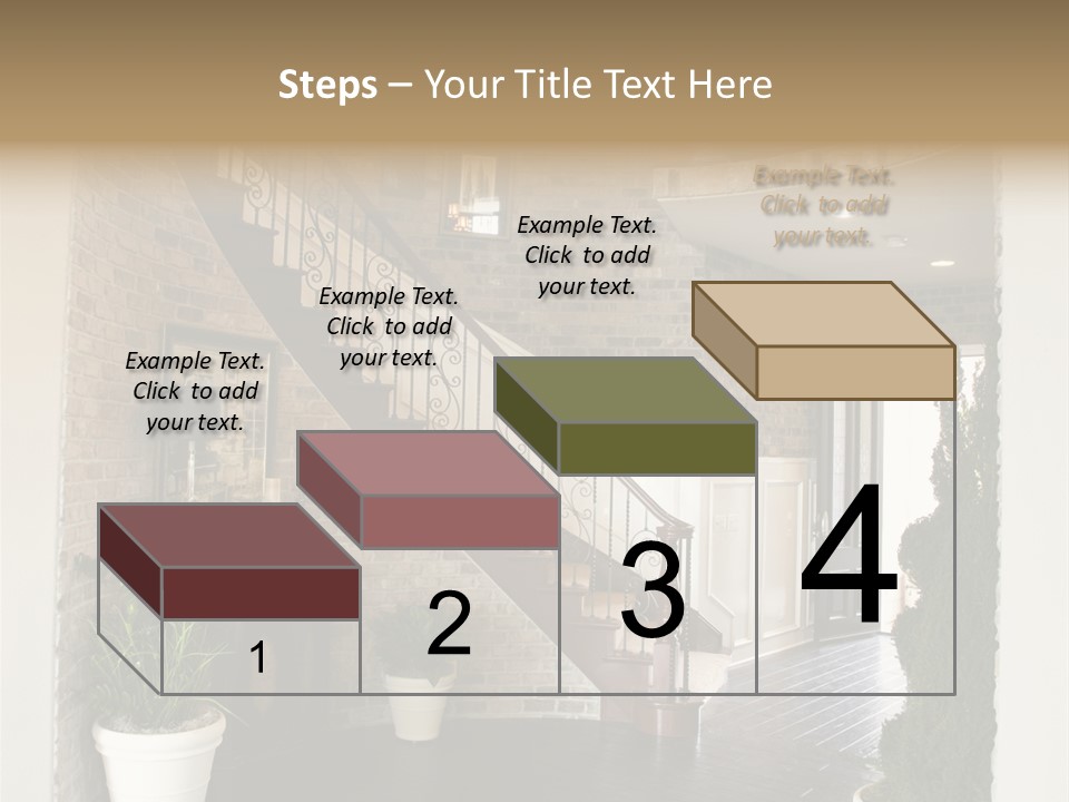 Conference Table Happy PowerPoint Template