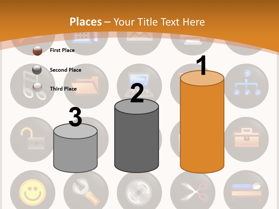 Conference Table Happy PowerPoint Template