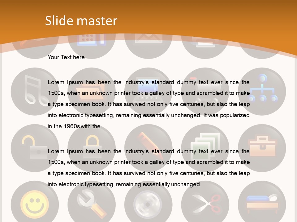 Conference Table Happy PowerPoint Template