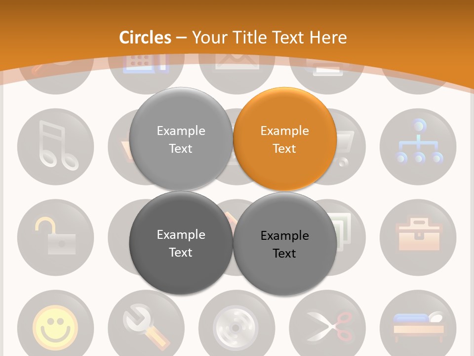 Conference Table Happy PowerPoint Template