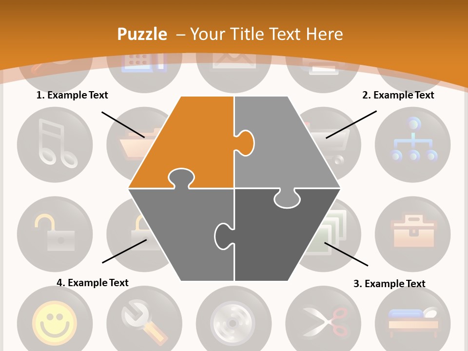 Conference Table Happy PowerPoint Template