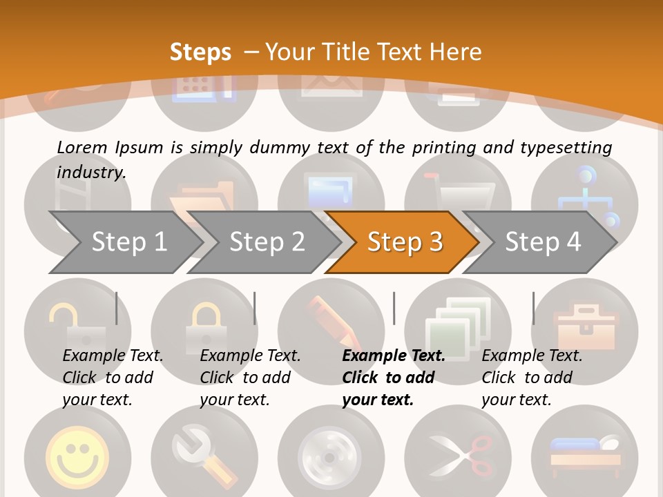 Conference Table Happy PowerPoint Template