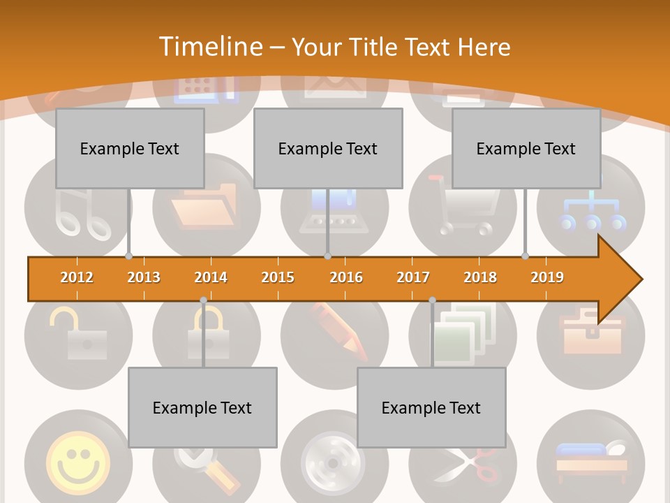 Conference Table Happy PowerPoint Template