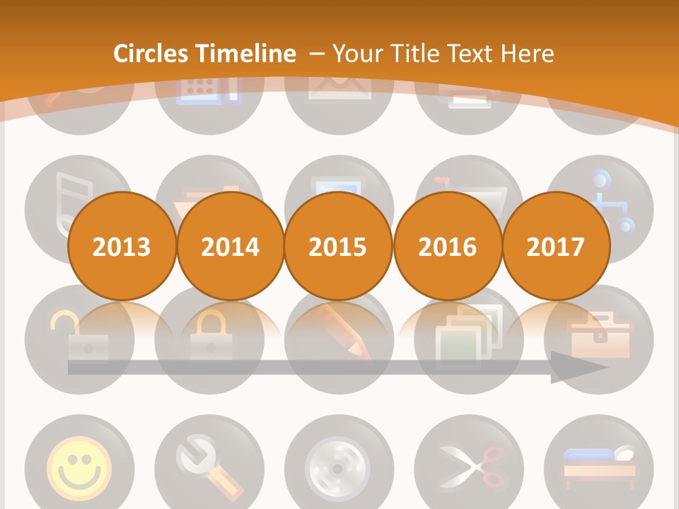 Conference Table Happy PowerPoint Template