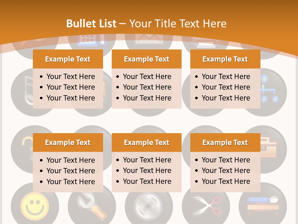 Conference Table Happy PowerPoint Template