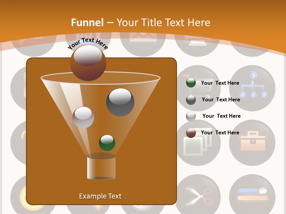 Conference Table Happy PowerPoint Template