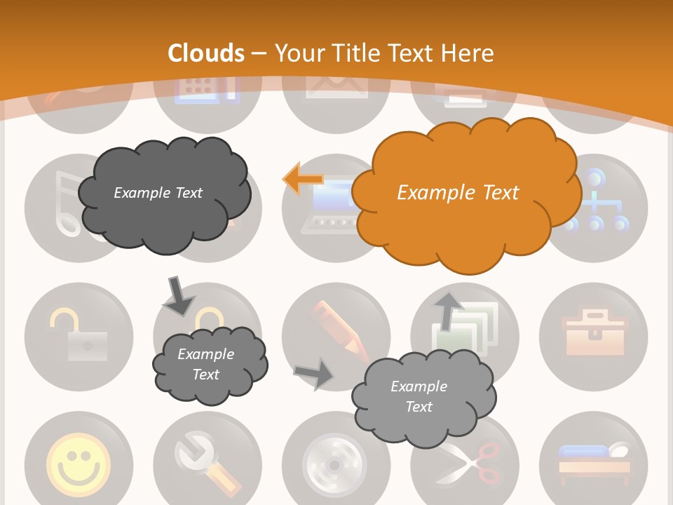 Conference Table Happy PowerPoint Template