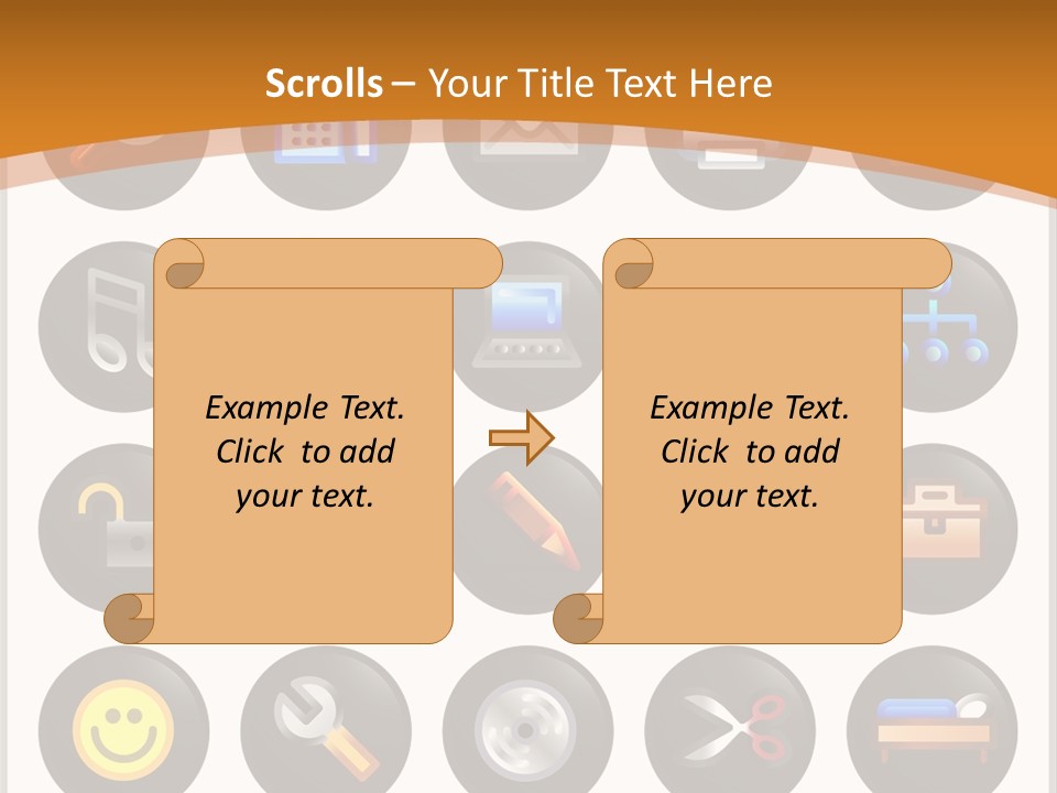 Conference Table Happy PowerPoint Template