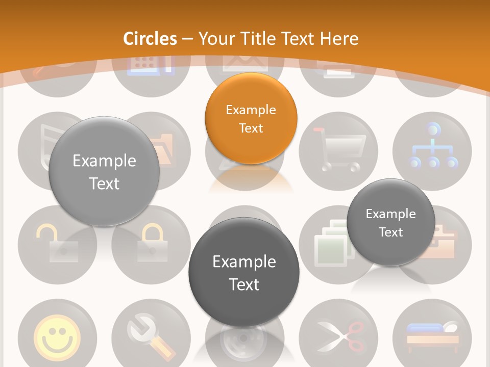 Conference Table Happy PowerPoint Template