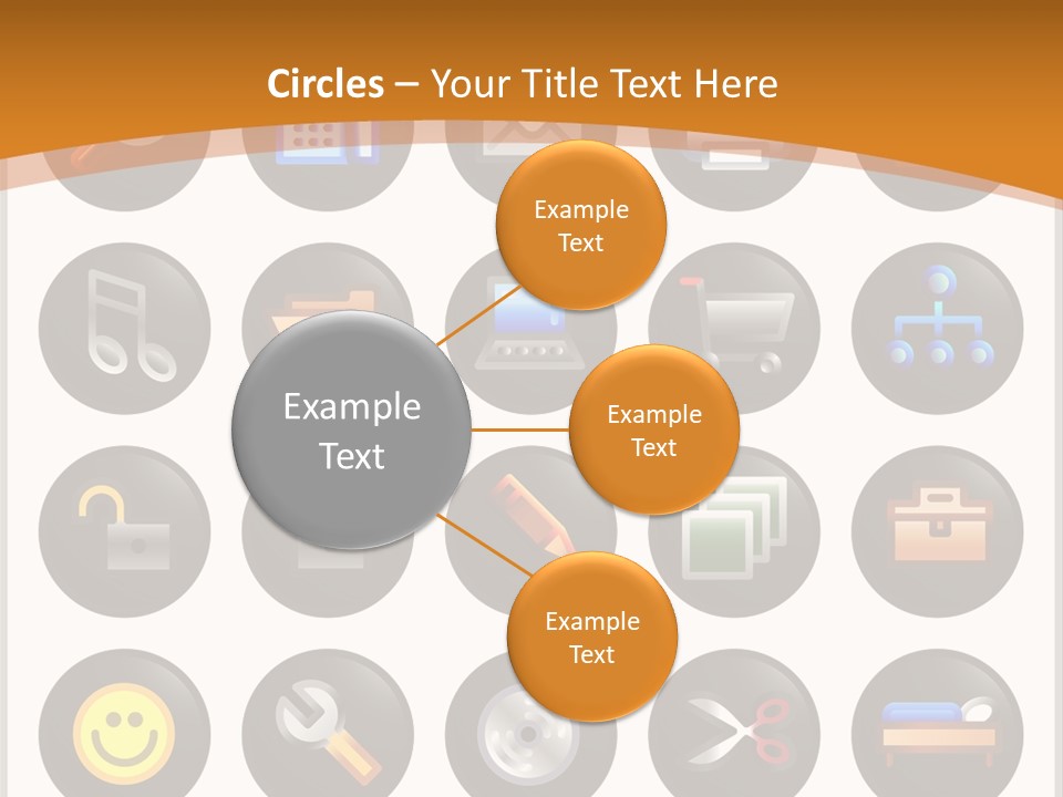 Conference Table Happy PowerPoint Template