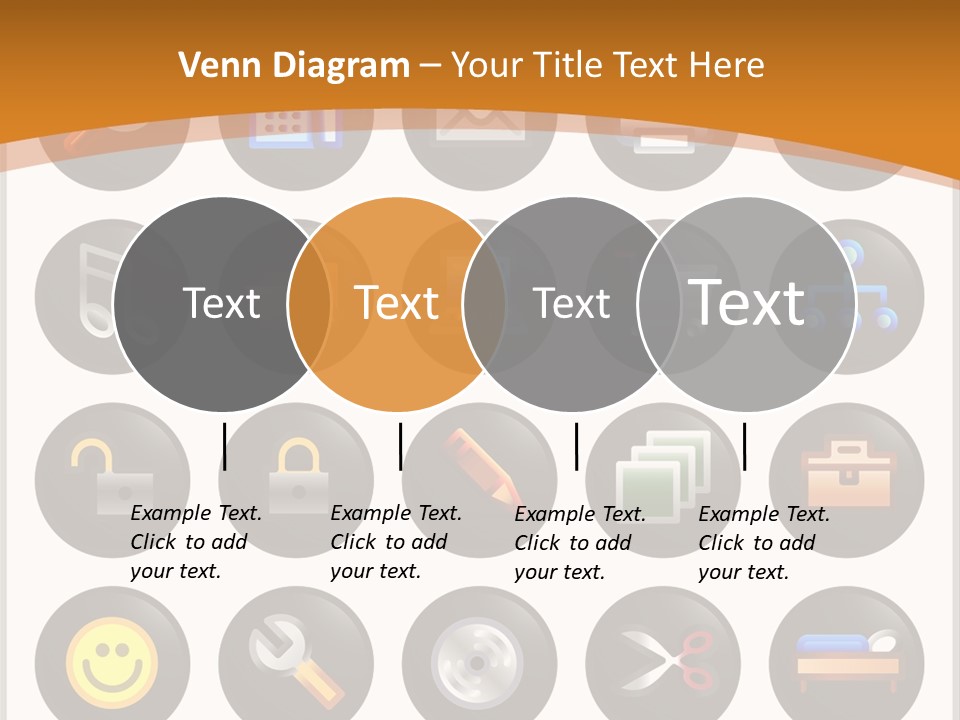 Conference Table Happy PowerPoint Template