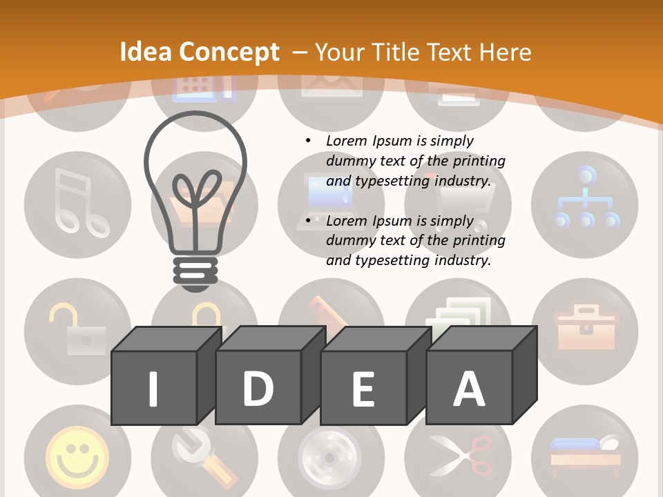 Conference Table Happy PowerPoint Template