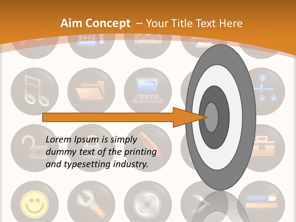 Conference Table Happy PowerPoint Template