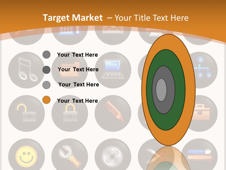 Conference Table Happy PowerPoint Template