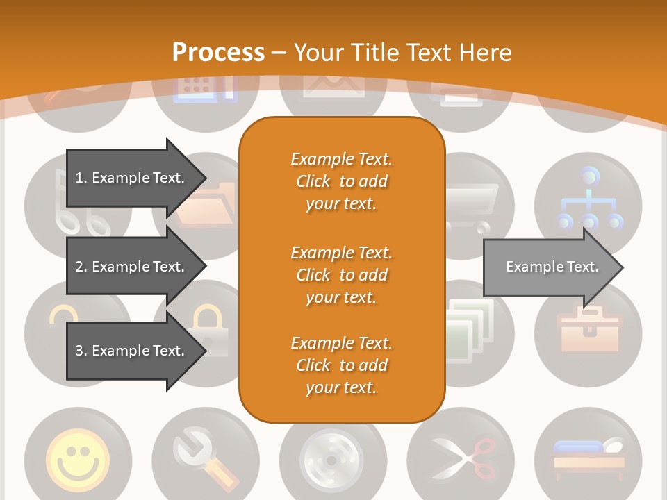 Conference Table Happy PowerPoint Template