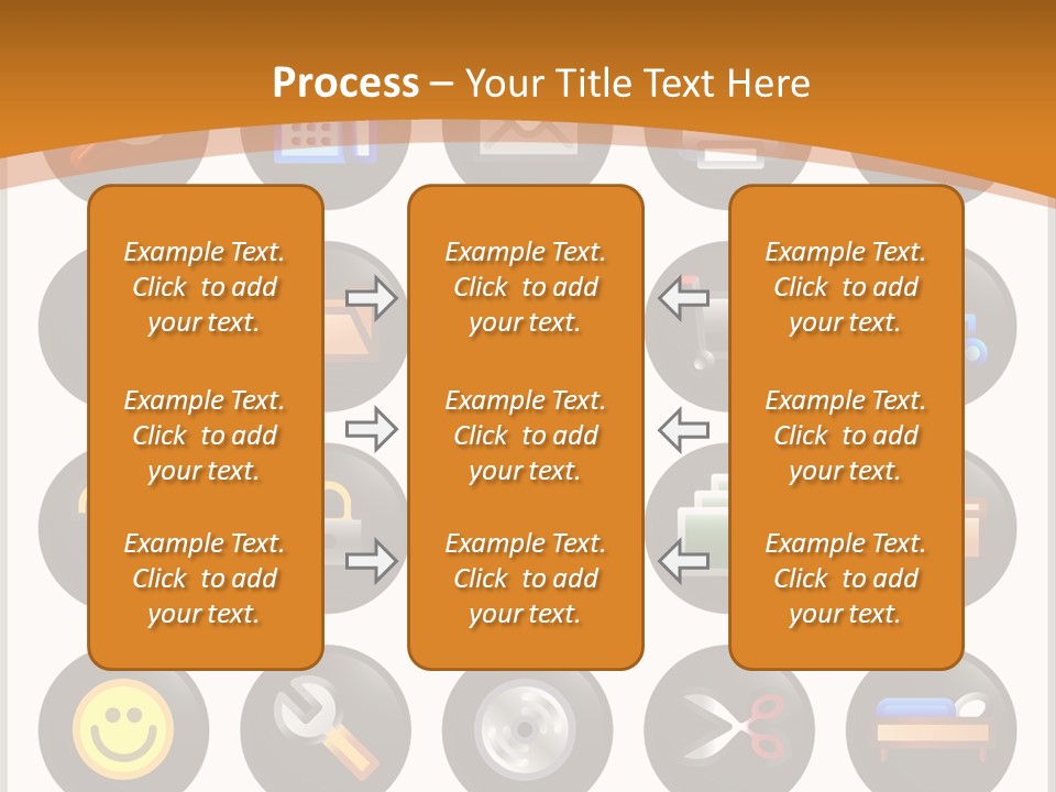 Conference Table Happy PowerPoint Template