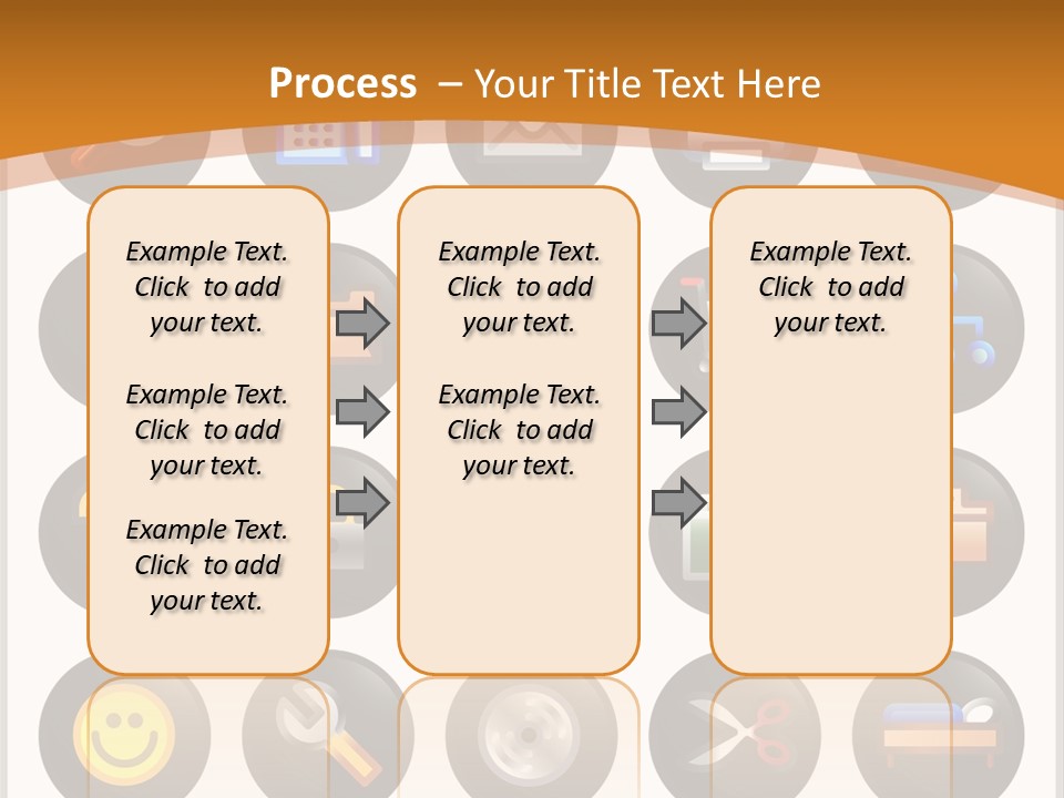 Conference Table Happy PowerPoint Template
