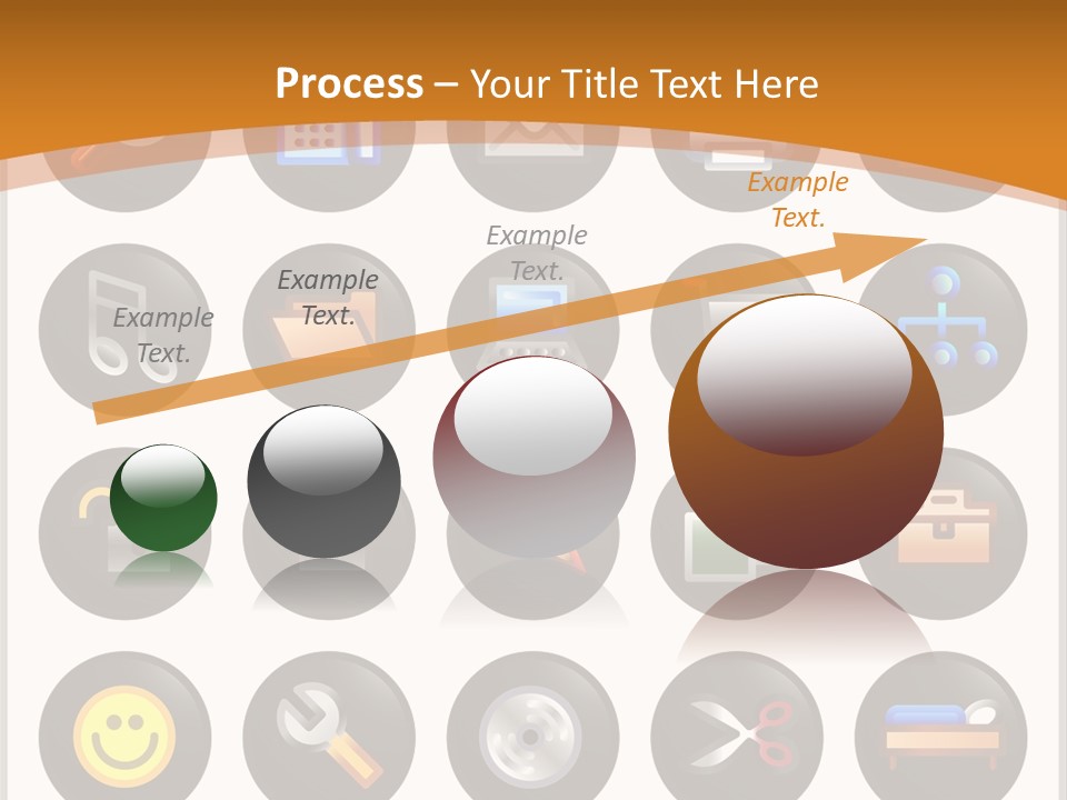 Conference Table Happy PowerPoint Template