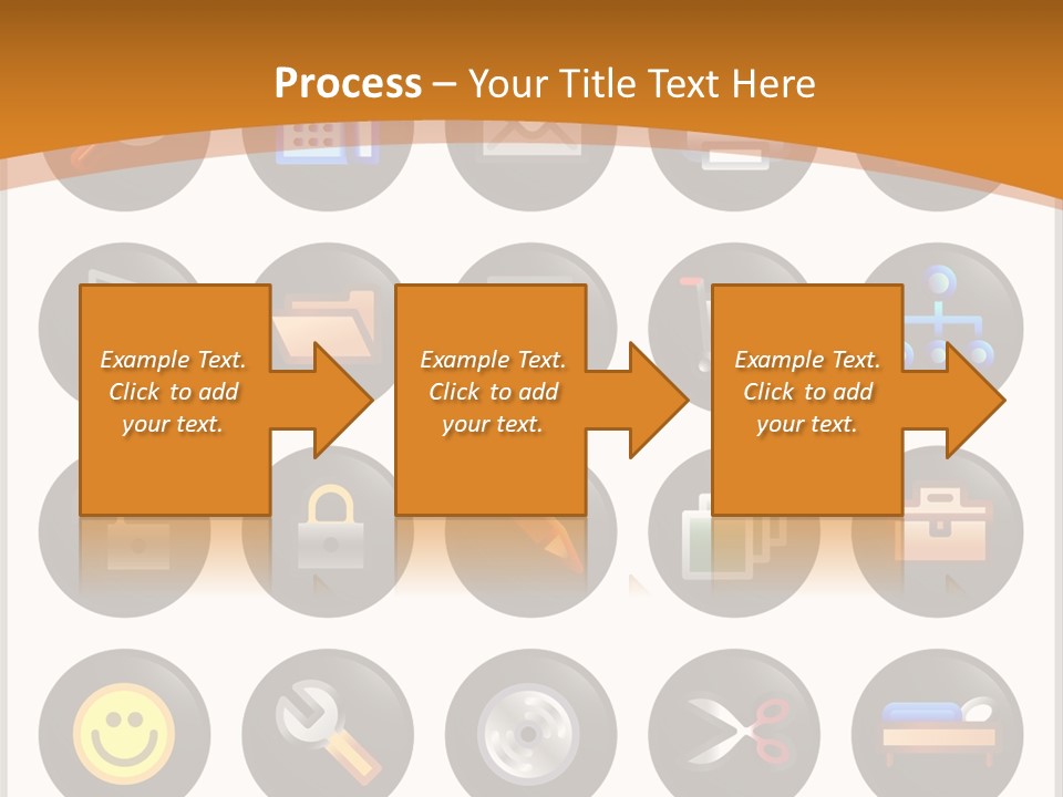 Conference Table Happy PowerPoint Template