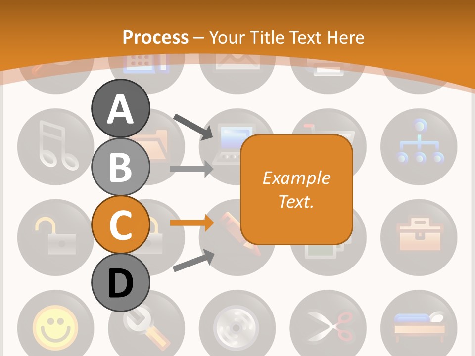 Conference Table Happy PowerPoint Template