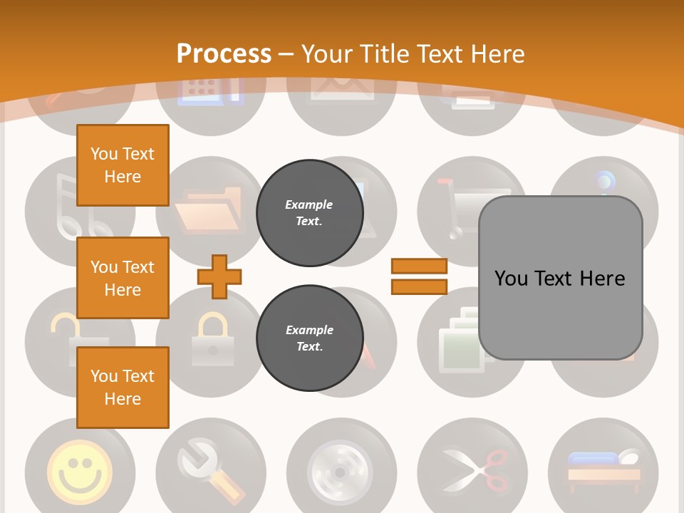 Conference Table Happy PowerPoint Template