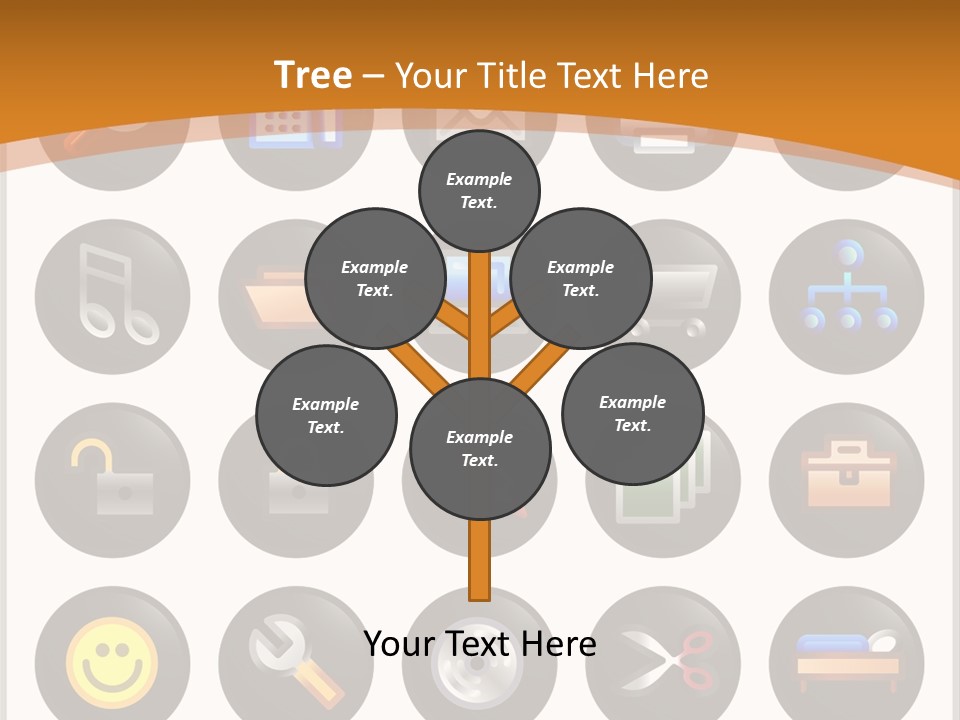 Conference Table Happy PowerPoint Template
