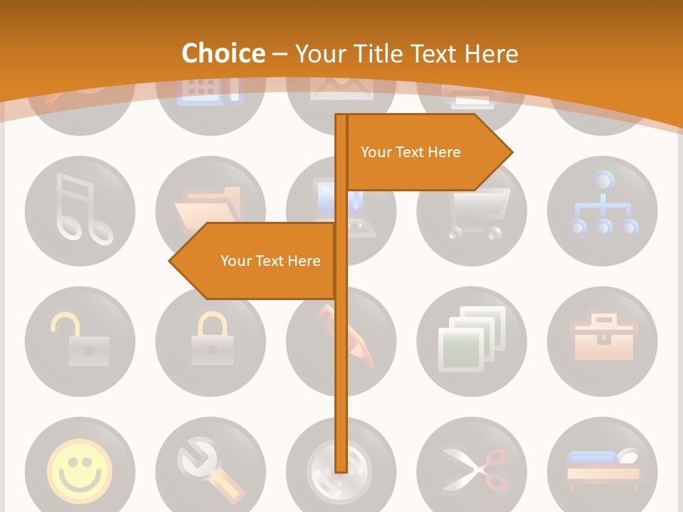 Conference Table Happy PowerPoint Template