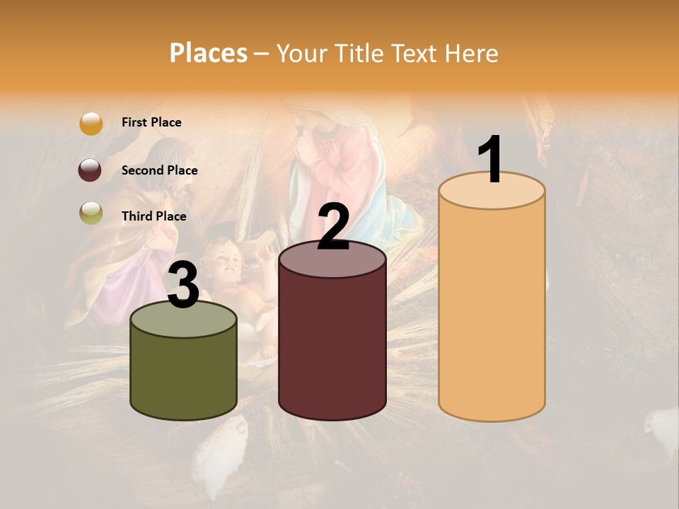 Female Nipple Disco PowerPoint Template