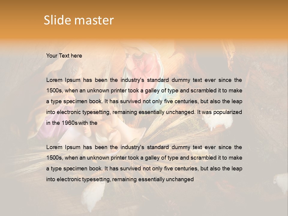 Female Nipple Disco PowerPoint Template