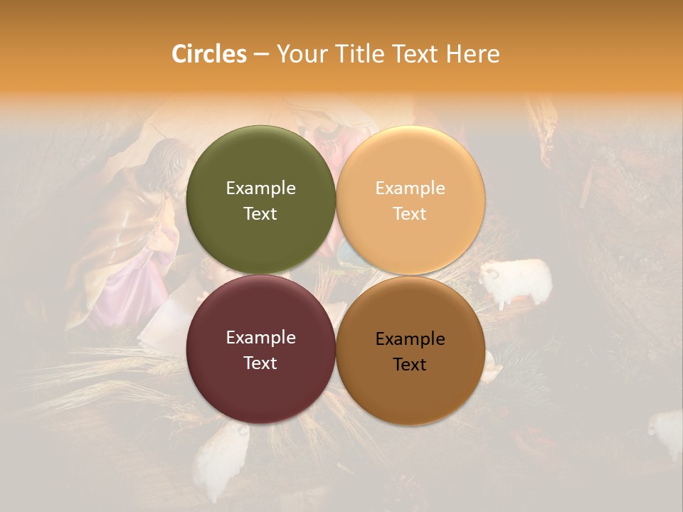 Female Nipple Disco PowerPoint Template