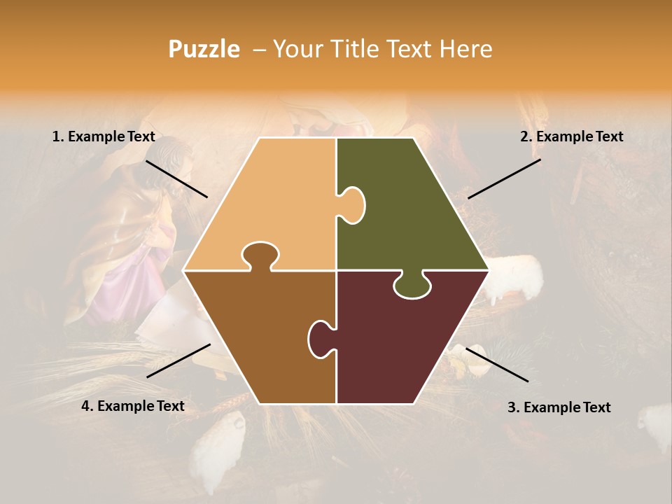 Female Nipple Disco PowerPoint Template