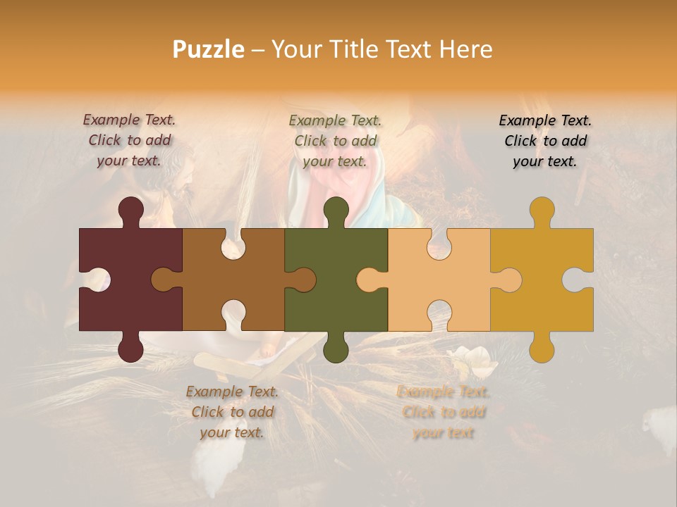 Female Nipple Disco PowerPoint Template