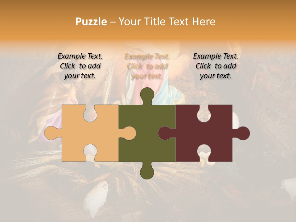 Female Nipple Disco PowerPoint Template